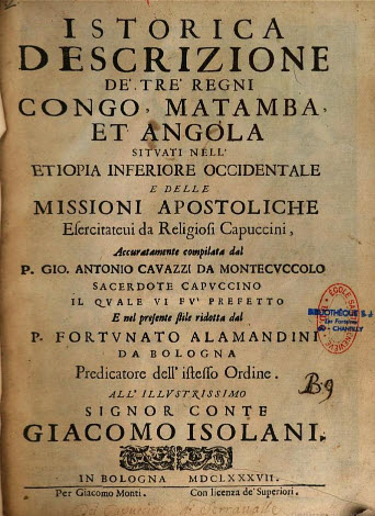 Istorica Descrizione de' Tre Regni Congo, Matamba et Angola